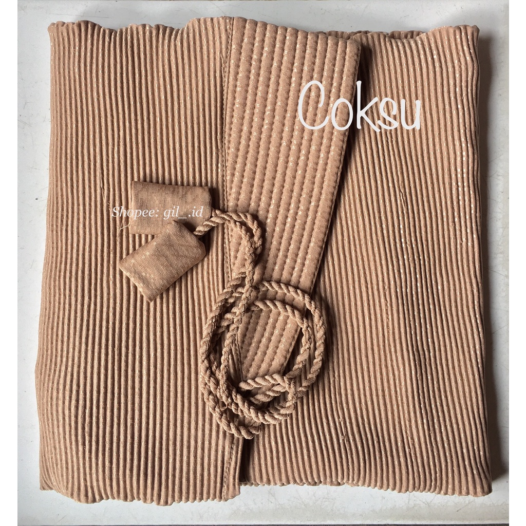 HIJAB PLISKET JERSEY SIDO ORIGINAL / BERGO INSTAN DENGAN TALI-Coksu