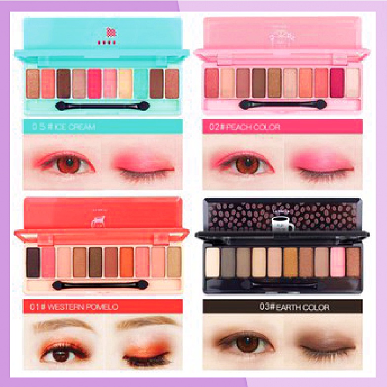 LAMEILA EYESHADOW COLOR EYES PLAY 10 COLOR LA004