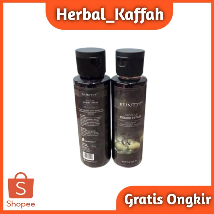 Kuntze MINYAK KEMIRI HITAM PENUMBUH RAMBUT  KEMIRI BLACK Asli 100% Original