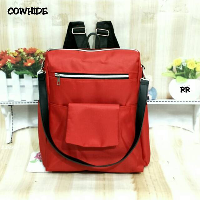 Ransel cowhide RR /ransel micro murah / tas ransel wanita