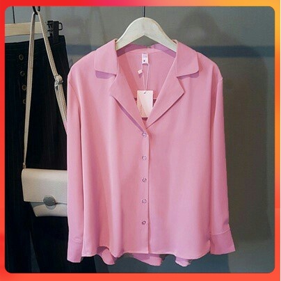 FAS-774 Emmy Pink Ro Blouse Wanita Twiscont Pink