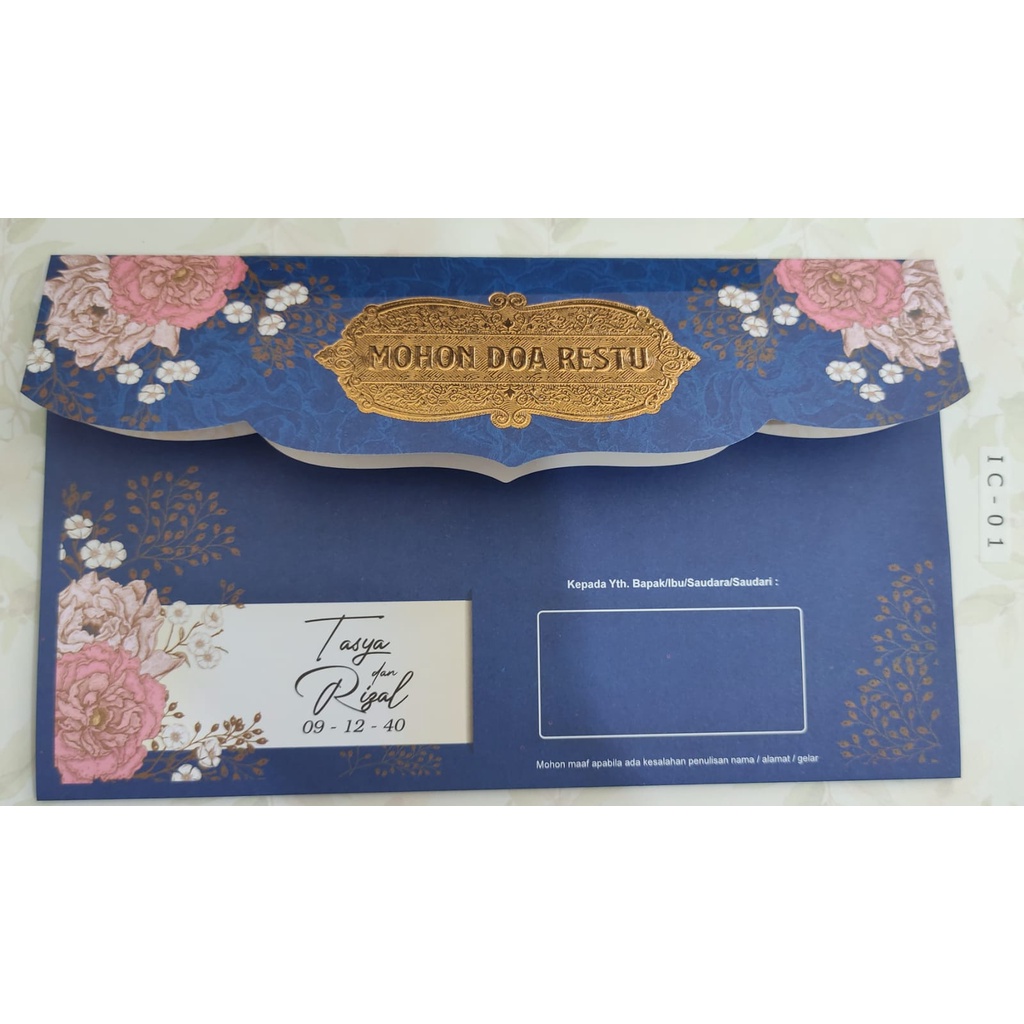 IC 01 | Blangko Undangan | Undangan Print | Undangan Kosong | Undangan | Undangan Simple | Undangan 