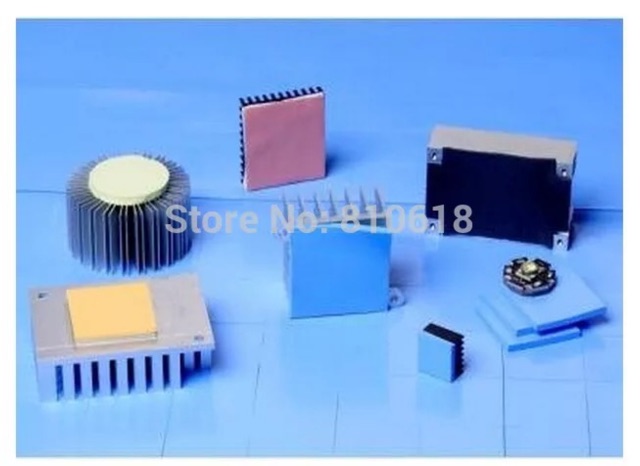 Thermal Pad 100mm x 100mm x 3mm CPU Heatsink Cooling Konduktif Silikon Pad kualitas tinggi