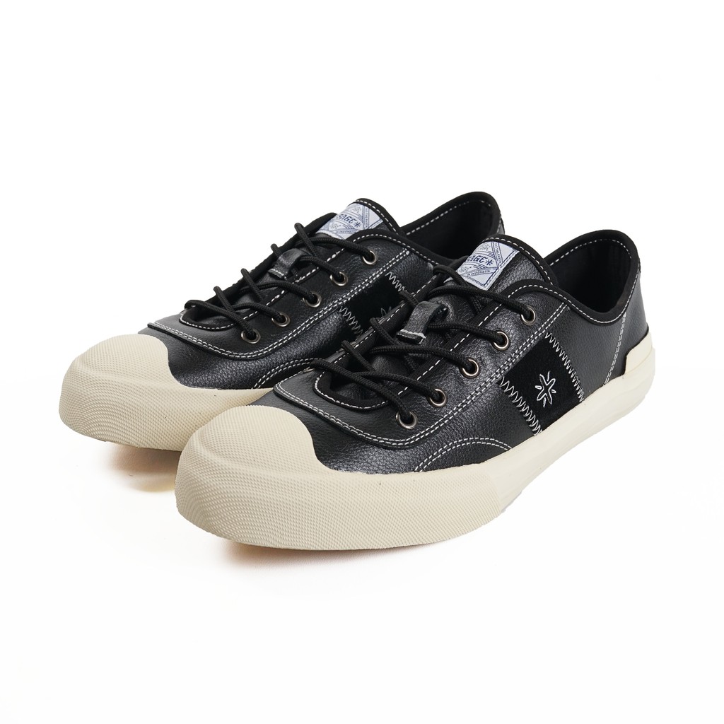 SAGE FOOTWEAR | Core Black Leather Sneakers