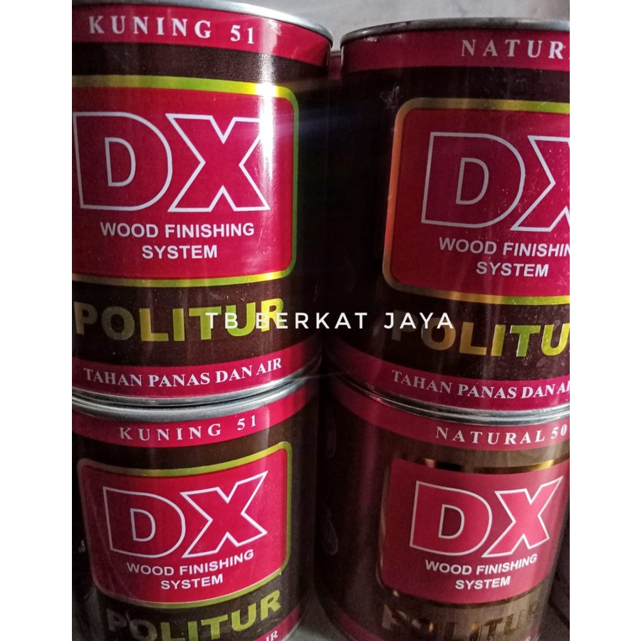 Politur Kayu Dx Vernis Plitur Kayu DX 1Liter - 50