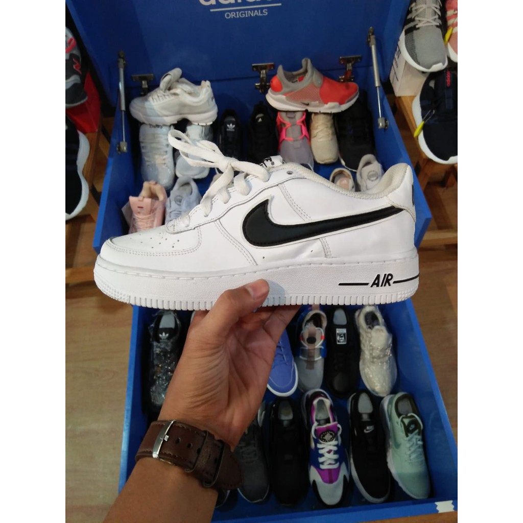 air force 1 black check