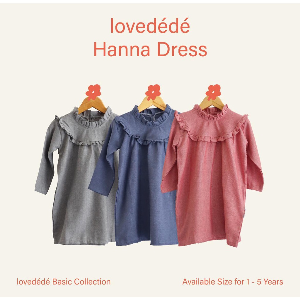 lovedede - HANNA / HAYOON Baju setelan jumper bandana sepatu pergi lucu fashion anak bayi perempuan cewek murah lucu