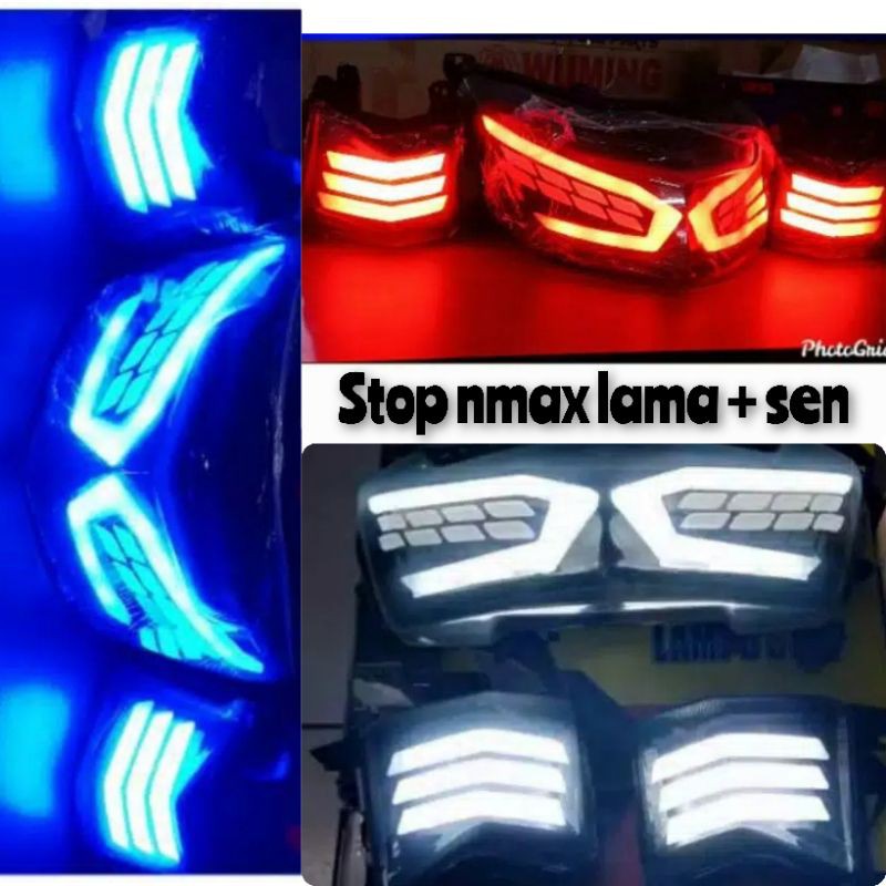 Lampu Stop NMAX lama Lexus + Sen depan NMAX lampu stop NMAX LED lampu sen depan nmax led-