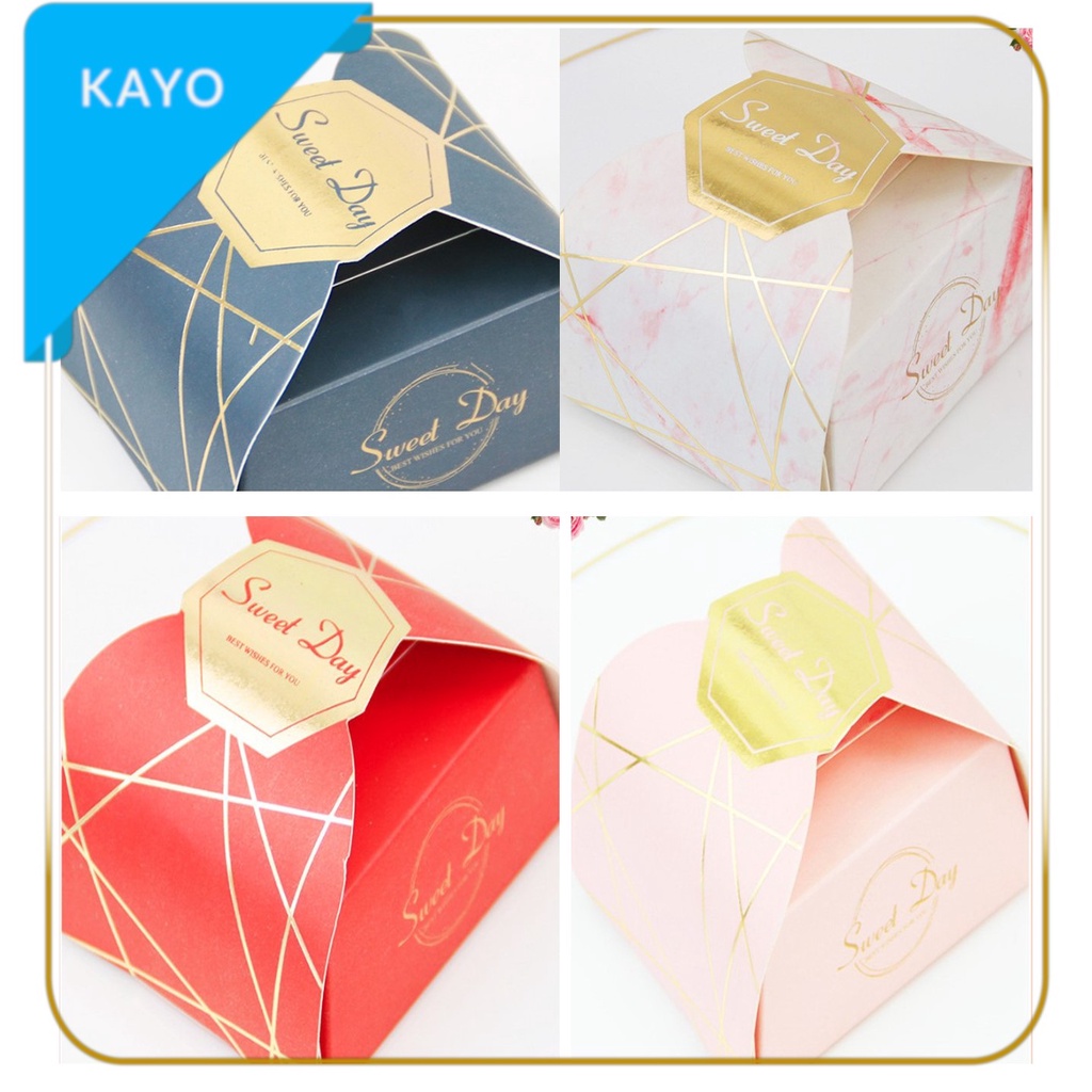 

KOTAK HADIAH KOTAK hadiah KALUNG CINCIN KOTAK KADO COKLAT 8CM