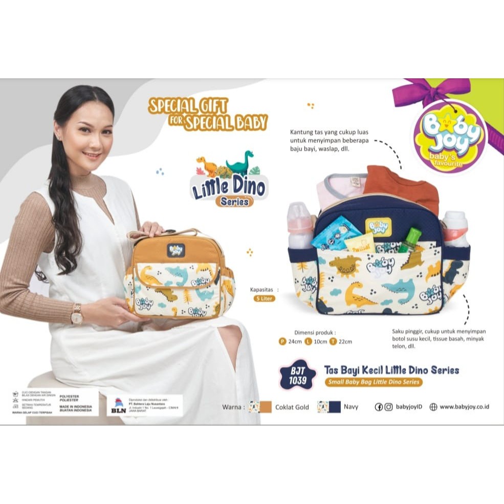 Baby Joy Tas Bayi Kecil Little Dino Series BJT 1039