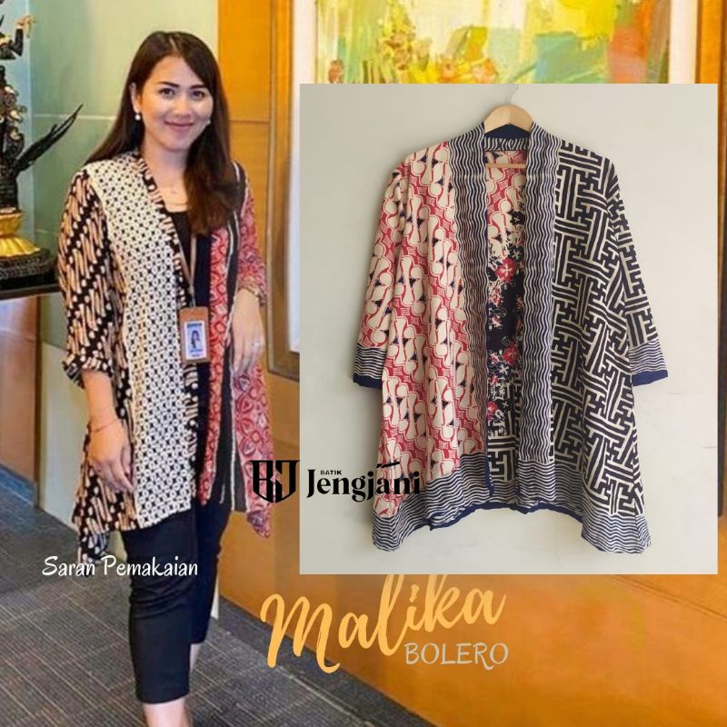 Outer Batik Paris Twotone | Cardigan Batik | Kimono Batik