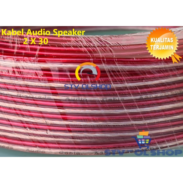 Kabel Speaker 2 X 30 Antel 50 Yard / Kabel Audio Speaker Transparan
