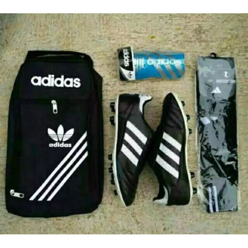 Promo Sepatu Bola Adidas Copa Kulit AsliPremium / paket lengkap / klasik / termurah / terlaris / COD