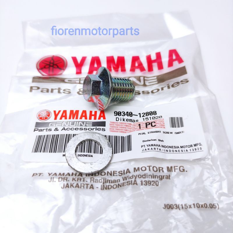 BAUT OLI / BAUT PEMBUANGAN + RING BABET  OLI MIO. JUPITER. NMAX. BEAT. VERZA ORIGINAL YGP YAMAHA