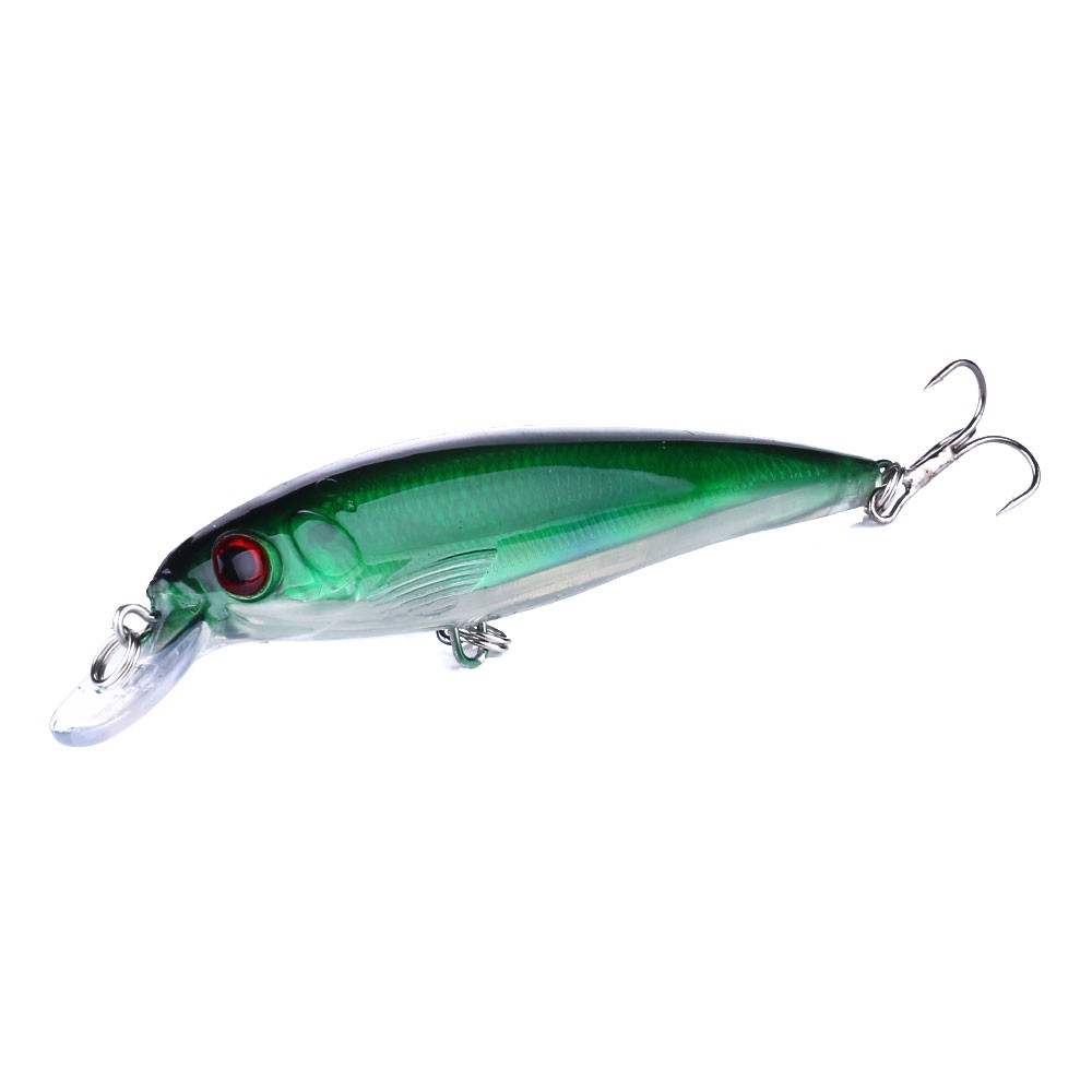 HENGJIA 10pcs Kail Umpan Model Ikan Minnow 10 Warna untuk Outdoor fishing lure swimbait tackle