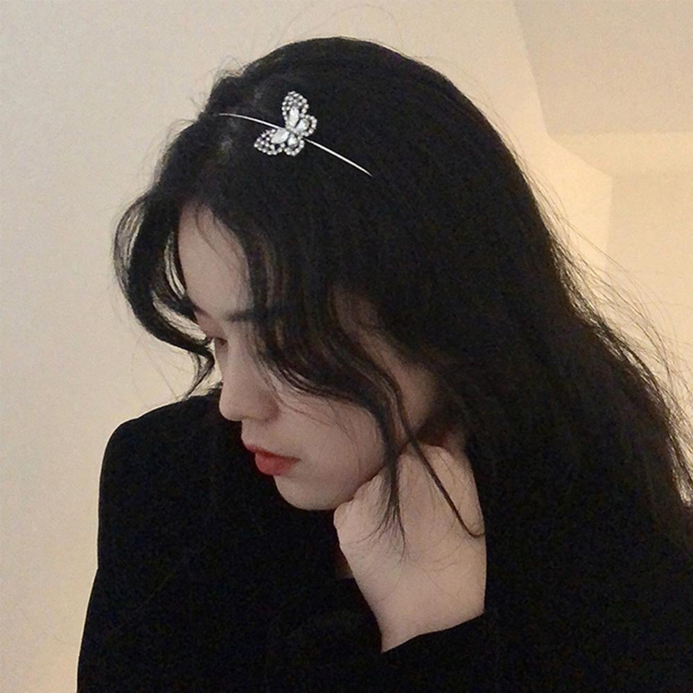 Agustina Bando Kupu-Kupu Berongga Fashion Wanita Indah Gaya Korea Temperamen Hiasan Kepala