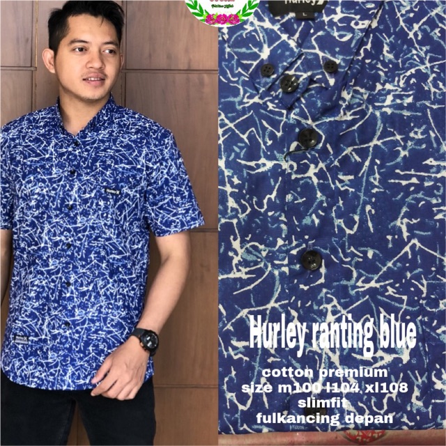 Kemeja Pria Hurley