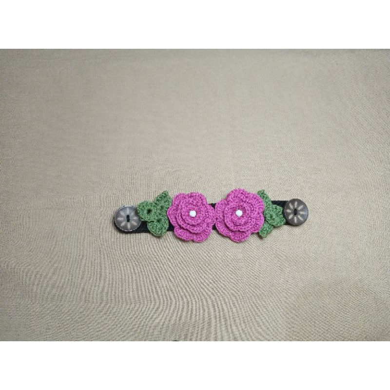 Custom Connector Masker Rajut Rose || Tali Masker Rajut Rose Warna Random