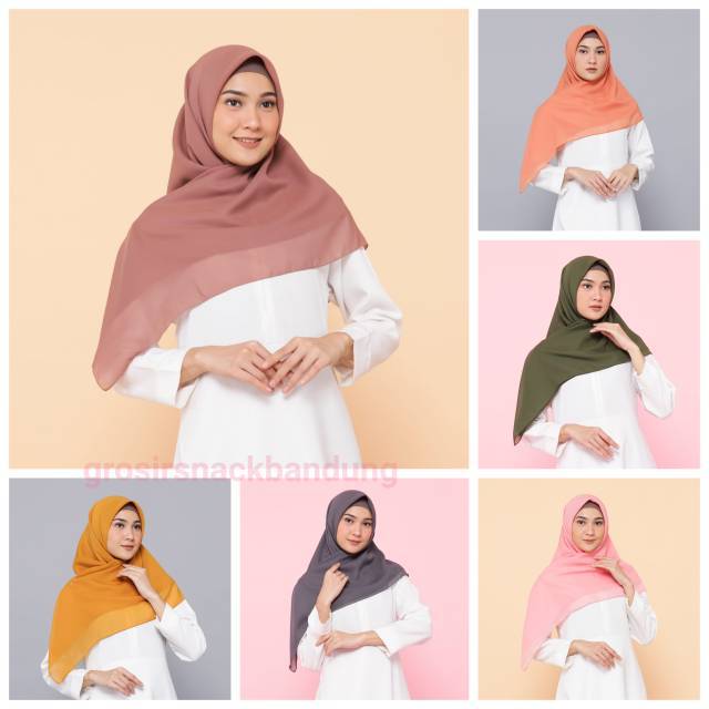 Hijab Zemila Square Premium / Kerudung Hijab Segi Empat Murah / Hijab Daily Murah