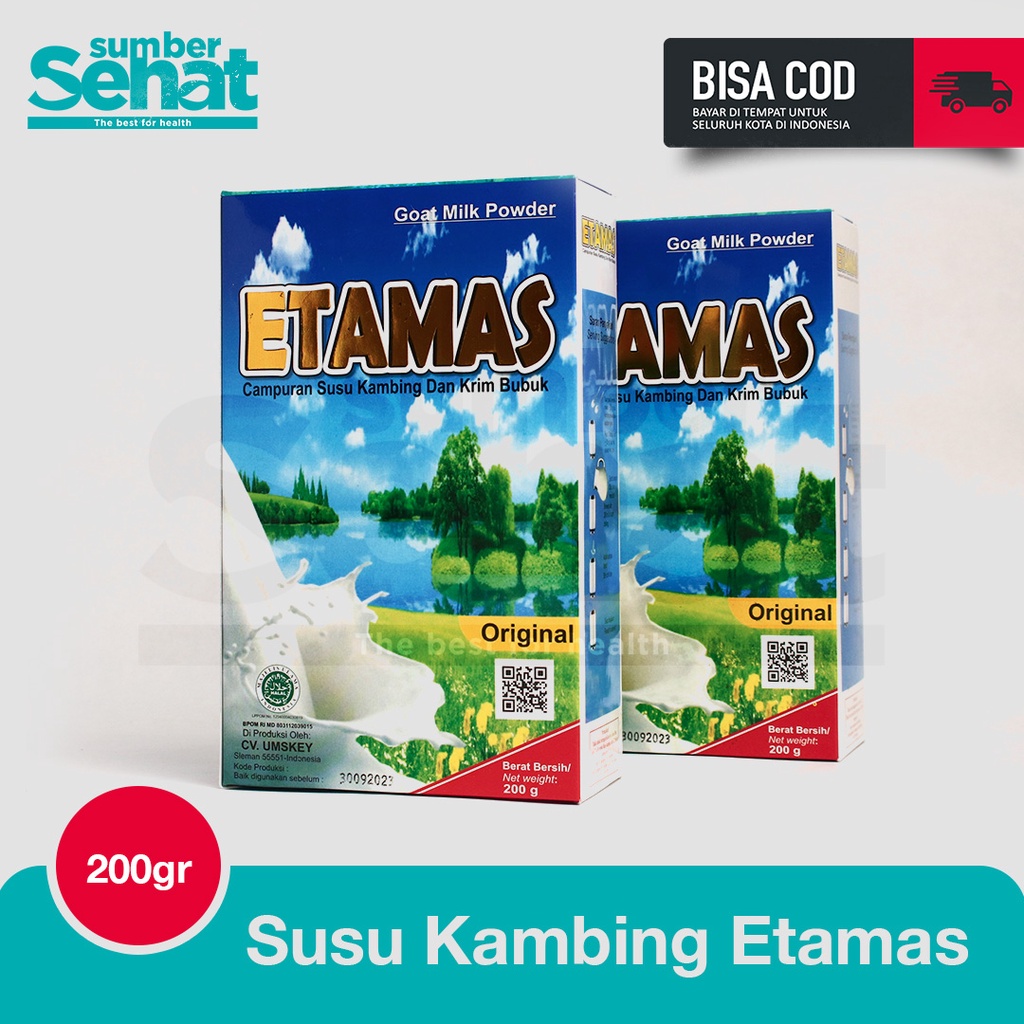 

Susu Kambing Etawa Etamas Original Vanila 200gr Susu Kambing Bubuk