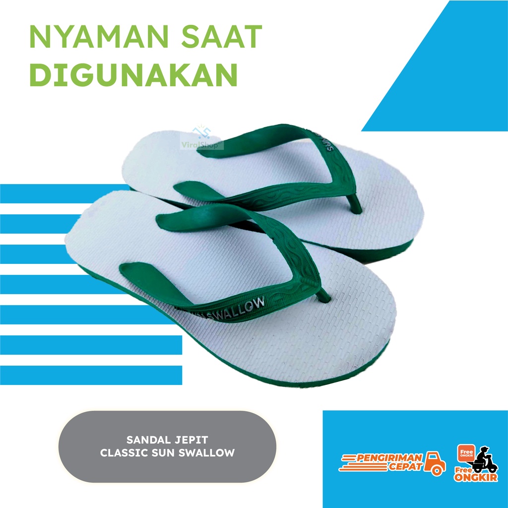 Sandal Jepit Classic Sun Swallow Premium Sendal Swallow Original Sandal Jepit Classic Sun Swallow Pr