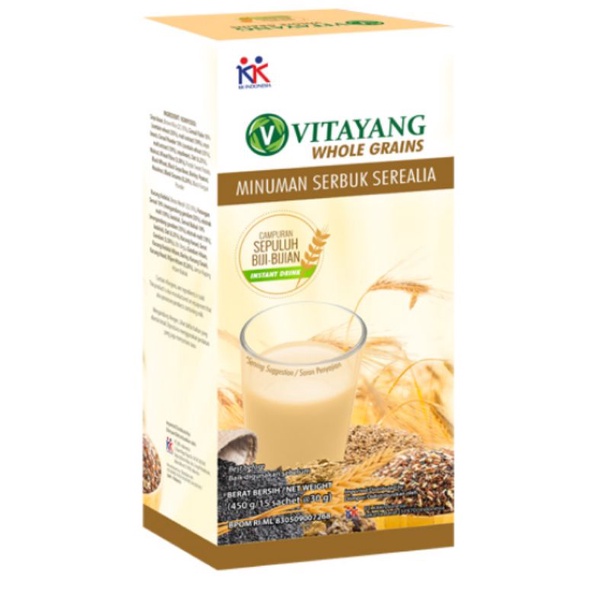 

Vitayang Whole Grains Minuman Serbuk Serealia 300gr 15 sachet