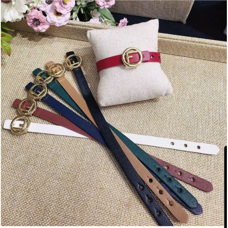 PROMO Gelang tangan kulit import /gelang fendix branded bahan kulit 5513qqq