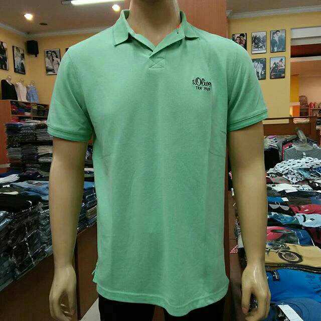 S Oliver Kaos  Kerah  Bergaris MKS1077 Shopee  Indonesia