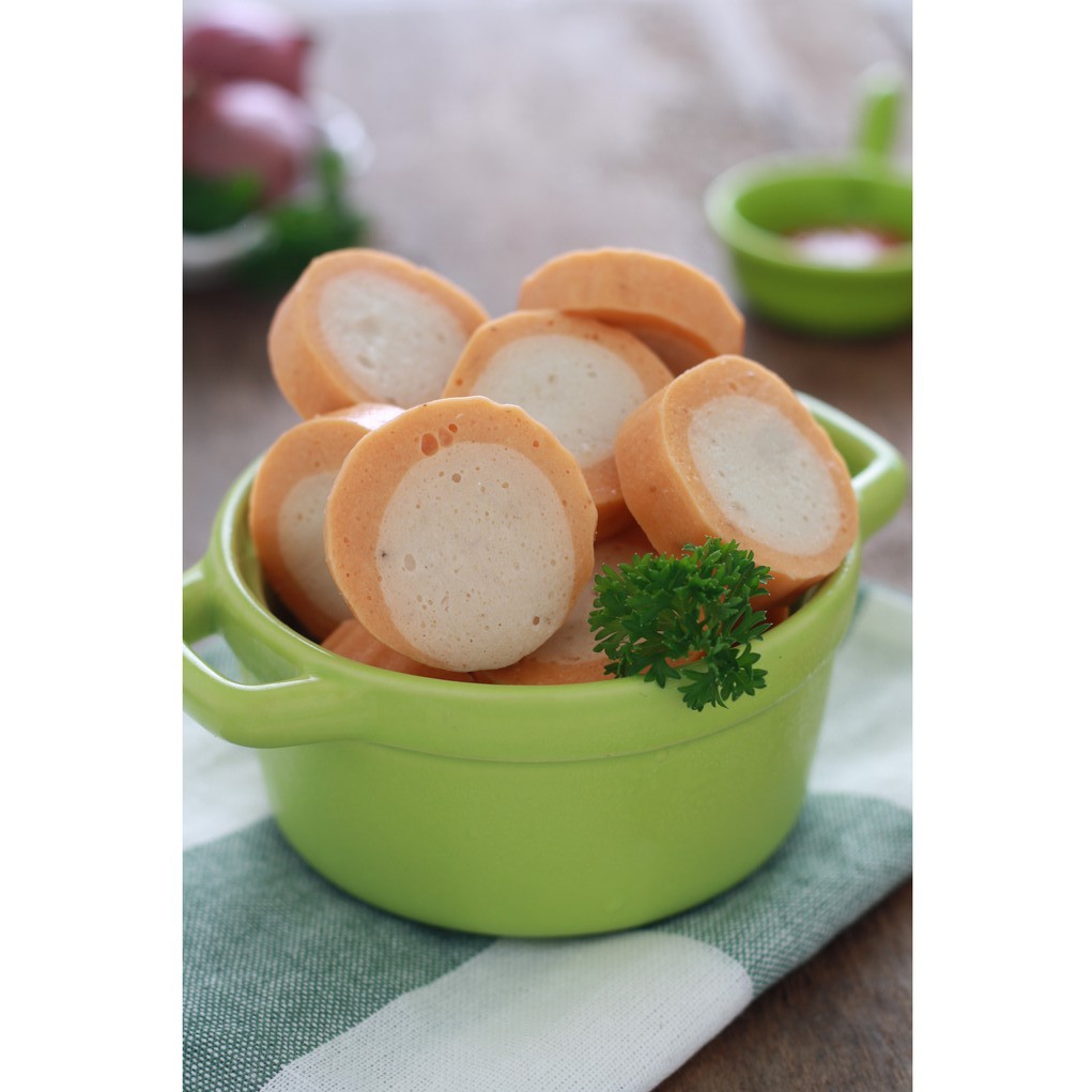 [FROZEN FOOD GOMANNA] SUSHI ROLL IKAN (DOREMON) ISI 40 (500GR) MAKANAN INSTAN SOSIS BPOM HALAL