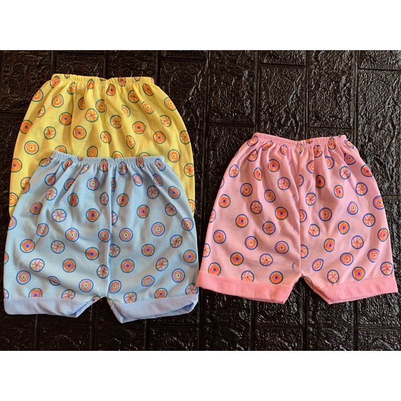 Celana Pendek Bayi NB (1pcs/3pcs/6pcs)