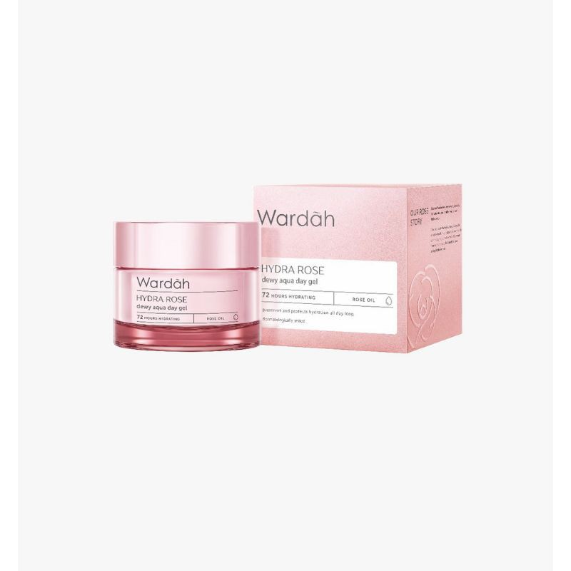 Wardah Hydra Rose Dewy Aqua Day Gel &amp; Moisture Rich Night Gel