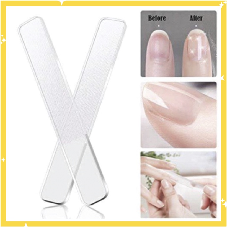 Manicure Pedicure Kikir Kuku Nail Art Kikir Kuku Plastik Portable KU004