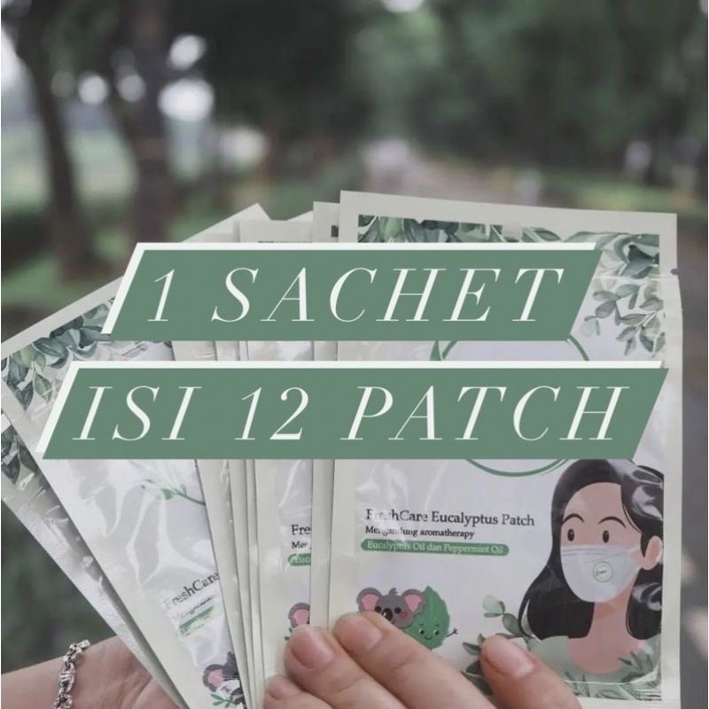 Freshcare Eucalyptus Patch pengharum masker sticker wangi therapy melegakan pernapasan