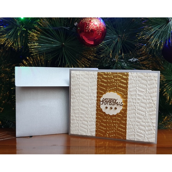 Kartu Ucapan Selamat Hari Natal + Amplop / DIY Merry Christmas Card