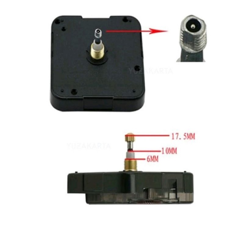 MESIN JAM DIY SAJA ATAU JARUM JAM DINDING JUMBO BESAR DIY 80-120 CM