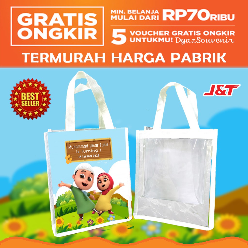 [𝗙𝗥𝗘𝗘 𝗢𝗡𝗚𝗞𝗜𝗥 𝗘𝗫𝗧𝗥𝗔] Tas nusa rara / tas nusa rara / tas goodie bag nusa rara / tas ultah nusa-1