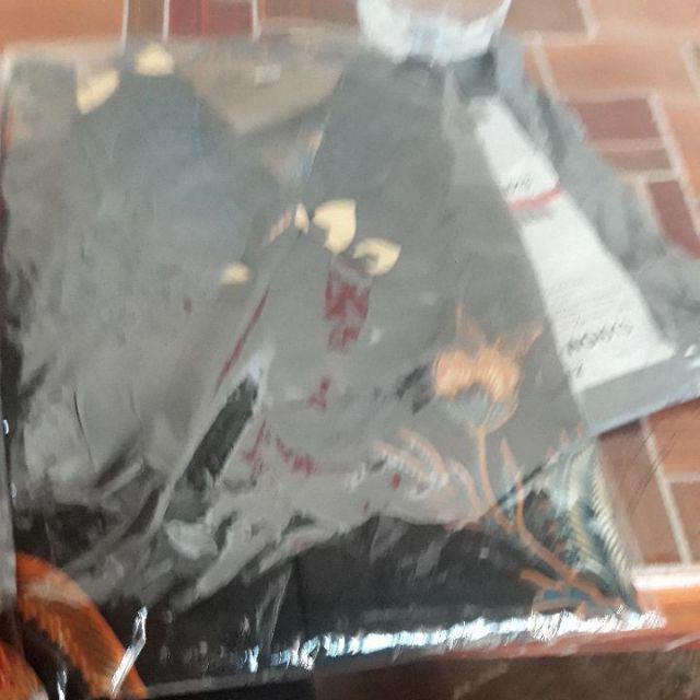 Baju Batik Couple Modern Monalisa Genes Merah Biru Tosca Ungu Orange M,l,xl Asli Pekalongan