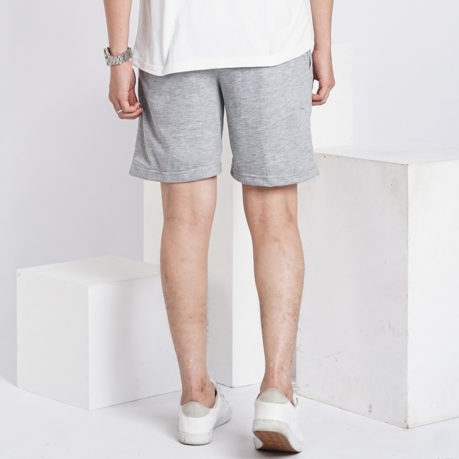 SANVANINA Celana Pendek Abu-Abu Muda | Sweatshort Pants Light Grey Unisex | A-250B