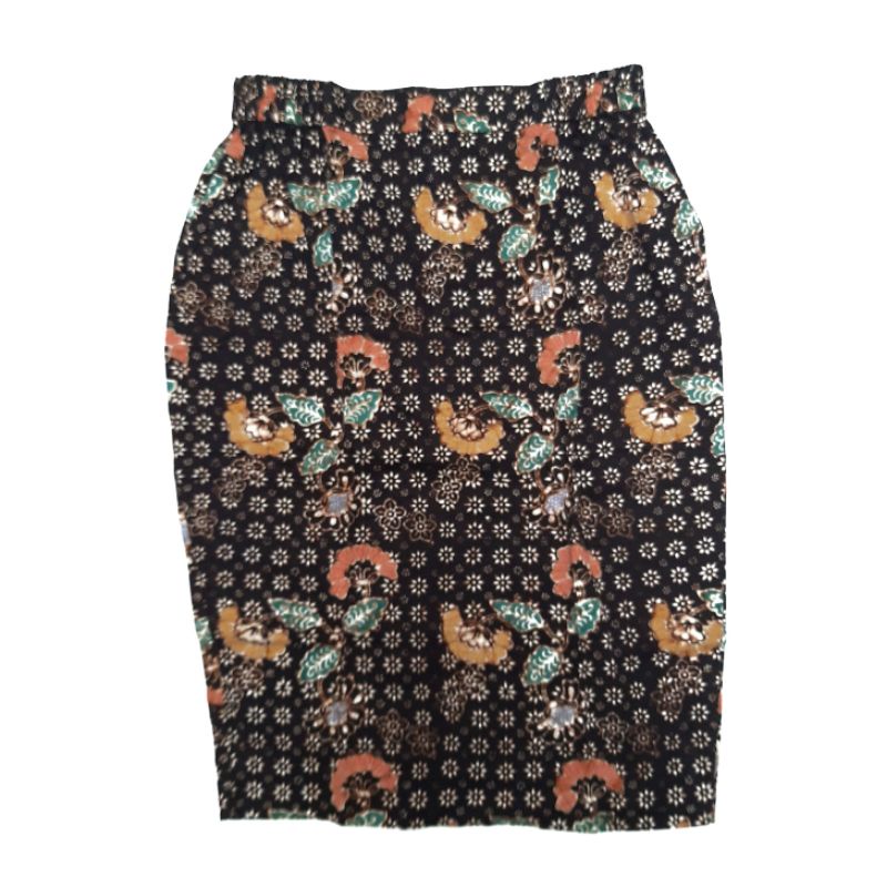 PRELOVED ROK BATIK PENDEK PINGGANG KARET
