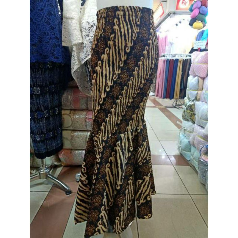 Rok duyung / bawahan kebaya model duyung / rok batik