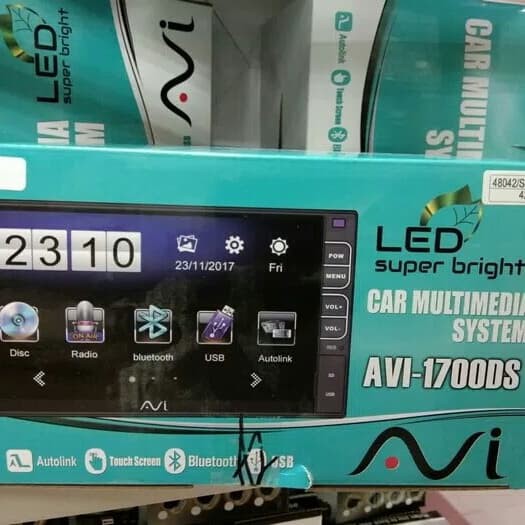 Terlaris tape mobil avi 1700ds doubledin double din mirror link sienta