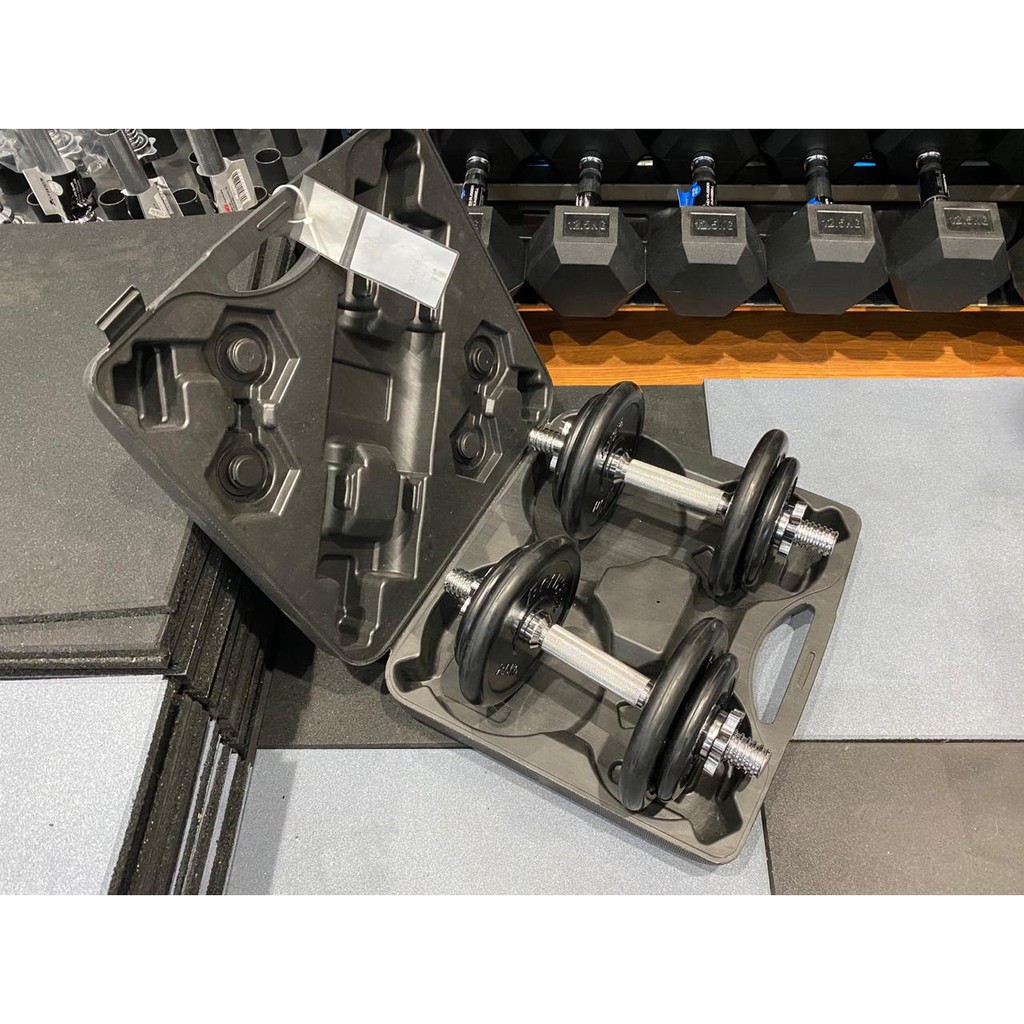 Berwyn Dumbbell Rubber barbel Dumbell Karet set 20Kg