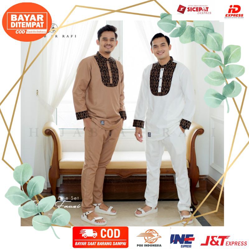 ONE SET KEMEJA BAJU KOKO IKBAL FAUZI ARRAFIMEN