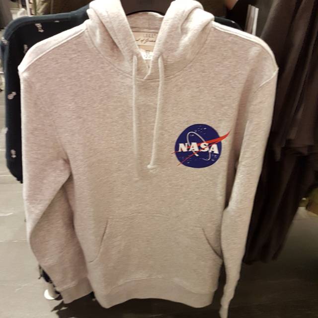 h&m nasa hoodie grey