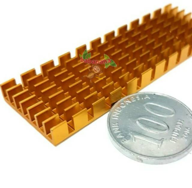 Heatsink Cooler Heat Thermal Gold Wafer Tebal