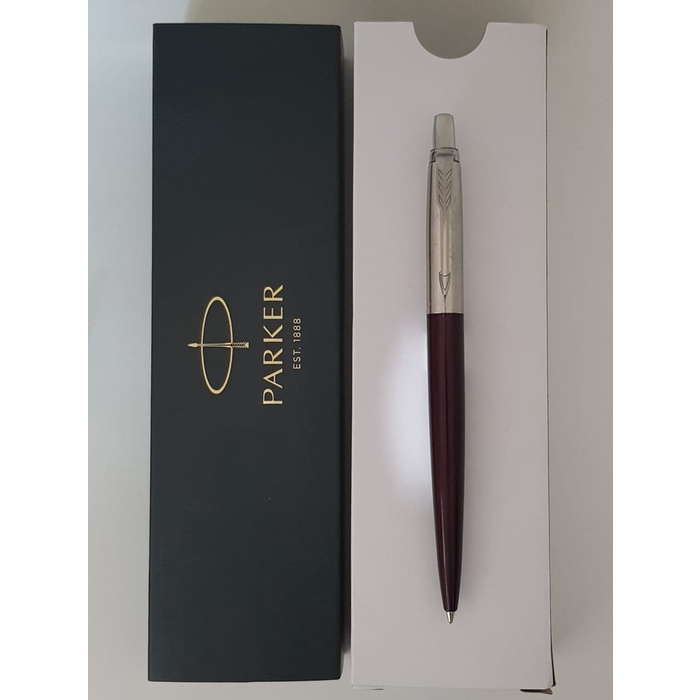 

Pulpen Parker New Jotter Portobel Purple ( Ungu Tua ) CT (Klip Silver) promo