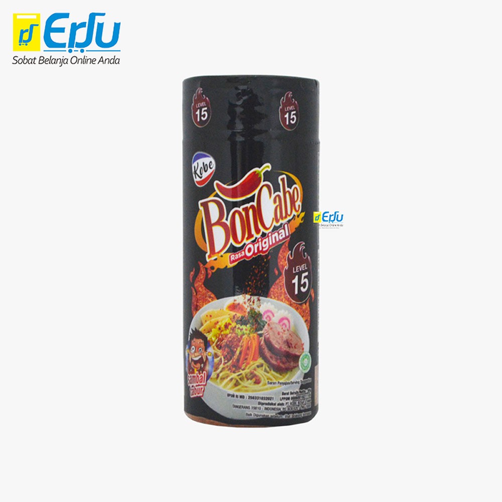 

Bon Cabe BonCabe Lv 15 Sambal Tabur Kobe Kemasan Botol 45gr