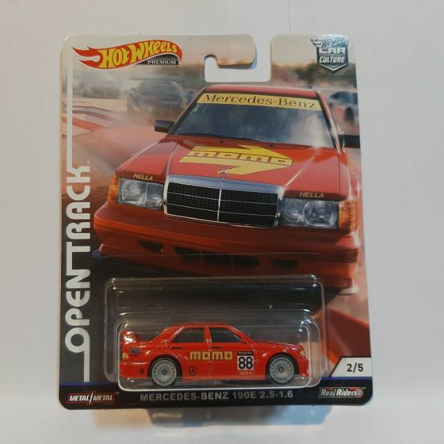 Hot Wheels Mercedes Benz 190E 2.5-16 MOMO - Open Track - Premium