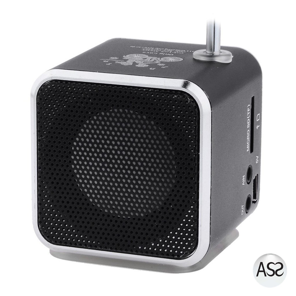 ASS Shop - NBY Speaker Mini Portabel FM Radio TF Card - TD-V26