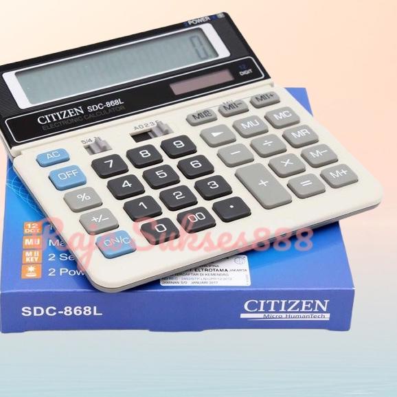 

Terlaris Citizen Calculator SDC-868L - Kalkulator DeskMeja Kantor SDC 868L citizen ✓